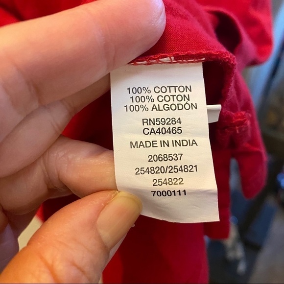 NWT~CHILDREN’S PLACE Red Long Sleeve Top -10/12Y - Picture 3 of 6